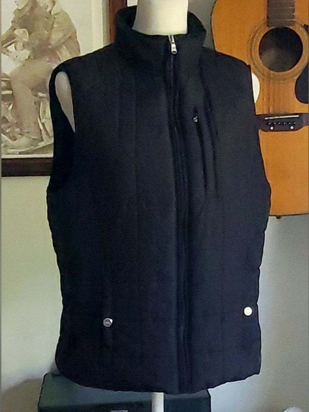Ralph Lauren Black Quilted Vest